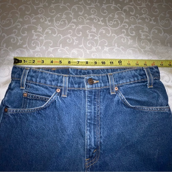 Levi 505 Regular Fit Classic Straight Leg Denim Jeans - Picture 12 of 16